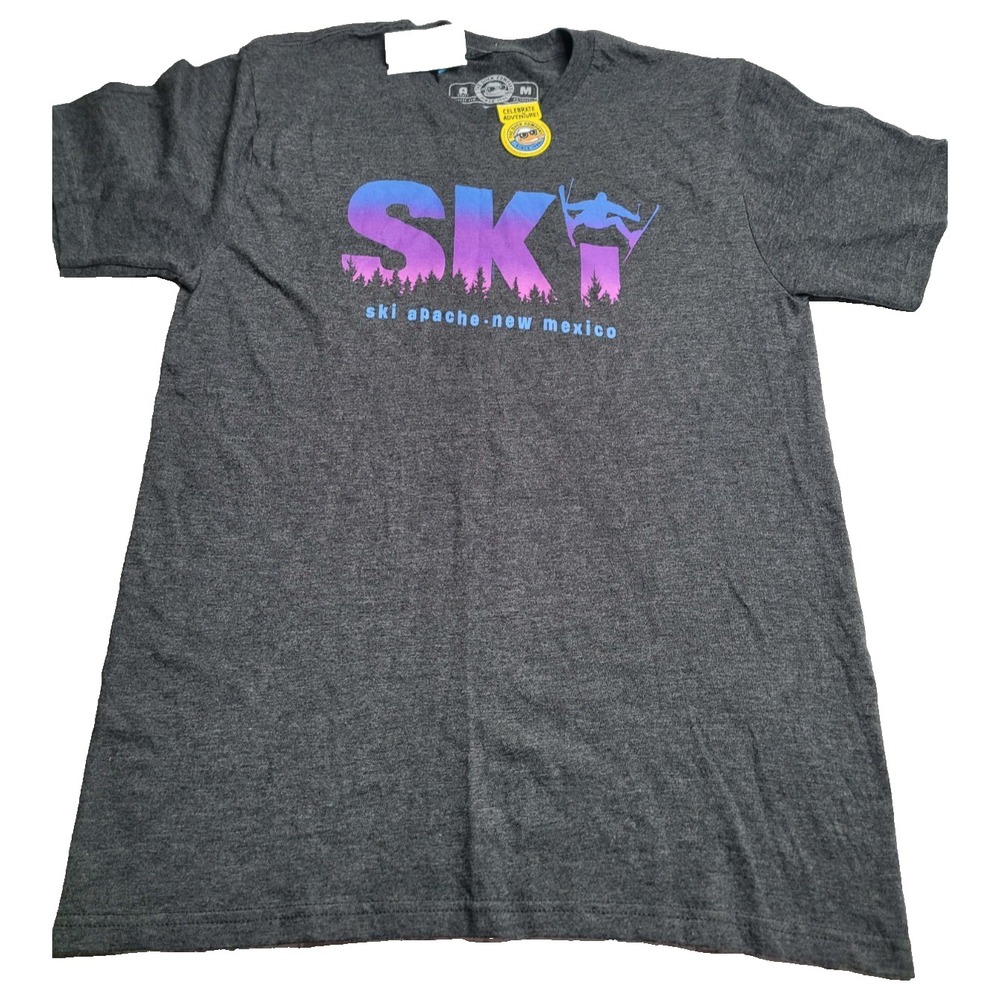 The Duck Company Ski Apache Gray T-Shirt Medium NEW‎ WITH TAGS